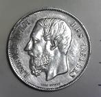 5 Francs - Léopold II small head 1871, Postzegels en Munten, Munten | België, Zilver, Ophalen of Verzenden, Losse munt, Zilver