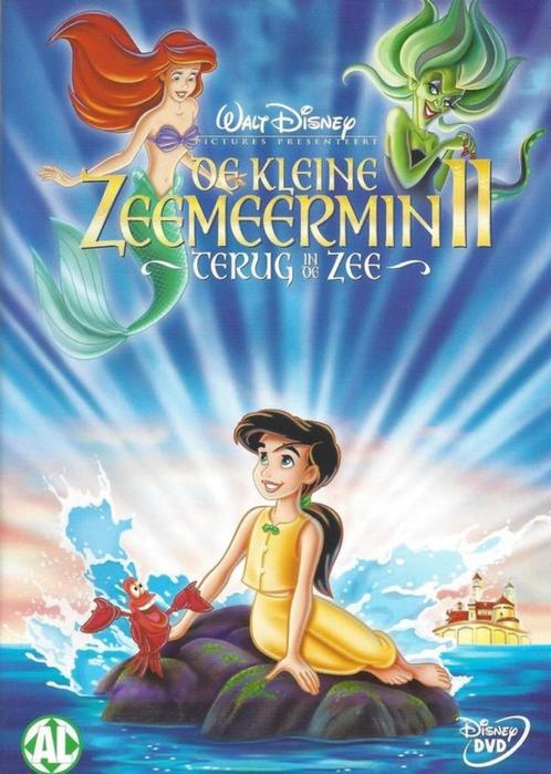 Disney dvd - De kleine zeemeermin 2 - Terug in de zee, CD & DVD, DVD | Films d'animation & Dessins animés, Enlèvement ou Envoi