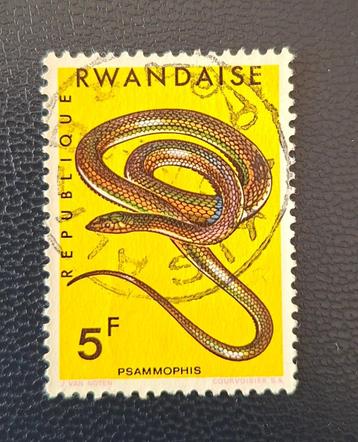 Postzegel Rwanda OBP 196 beschikbaar voor biedingen