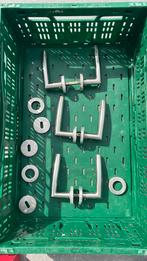 3 inox klinken, Doe-het-zelf en Bouw, Ophalen, Gebruikt, Inox