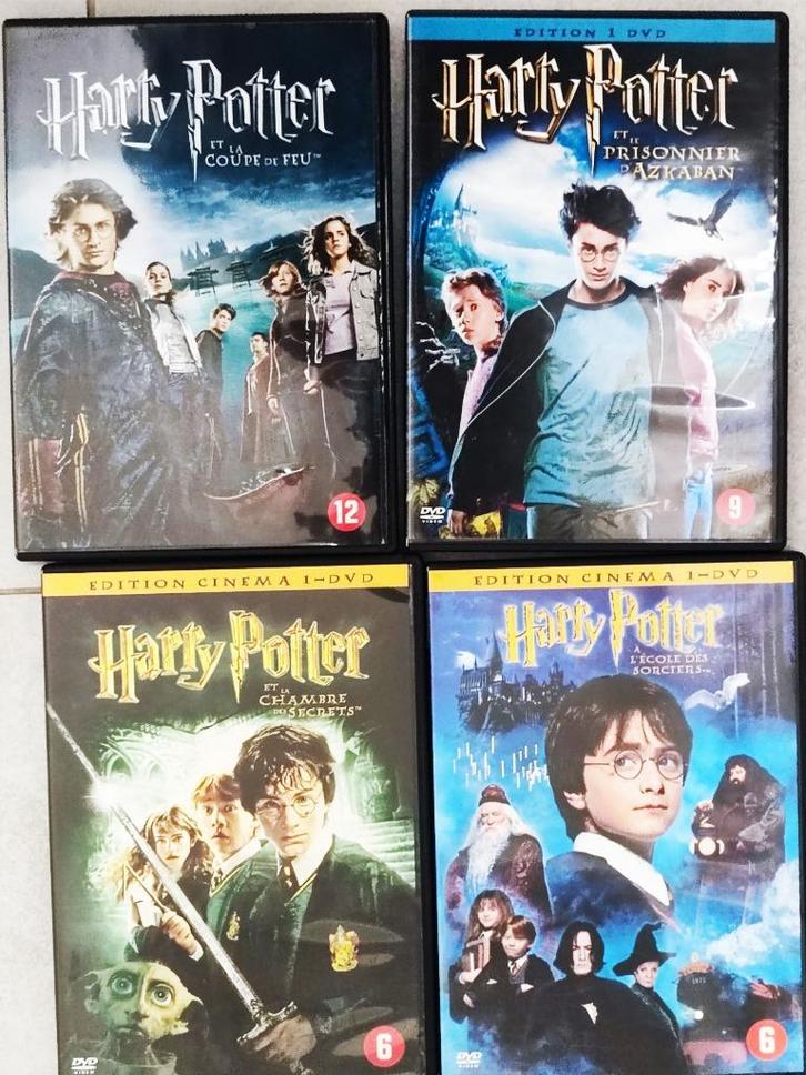 **DVD Harry Potter 4delig box   :      bieden, Cd's en Dvd's, Dvd's | Kinderen en Jeugd, Zo goed als nieuw, Ophalen of Verzenden