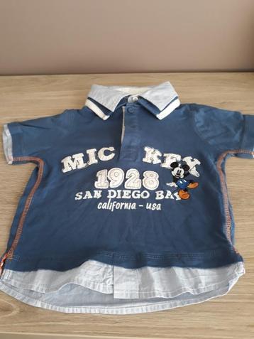 Verschillende T-shirts met hemd Mickey Mouse maat 104 beschikbaar voor biedingen