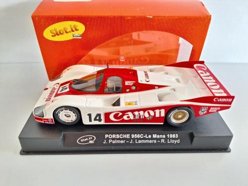 Slot-it Porsche 962C Le-Mans 1983 Canon SICA02B, Kinderen en Baby's, Speelgoed | Racebanen, Nieuw, Racebaan, Elektrisch, Overige merken