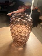 Zeer speciale lichtroze vaas, Moins de 50 cm, Autres couleurs, Comme neuf, Verre