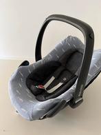 Maxi cosi pebble + spiegel + hoes+ voetenzak + regenhoes, Ophalen, Gebruikt, 0 t/m 18 kg, Maxi-Cosi