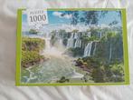 Puzzel - Igauzu waterfalls - 1000 stukjes, Ophalen of Verzenden, 500 t/m 1500 stukjes, Zo goed als nieuw, Legpuzzel