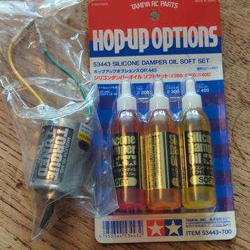 Tamiya Torque tuned motor nieuw + 53443 silicone olie soft beschikbaar voor biedingen