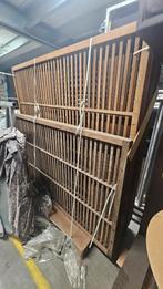 Schutsels in teak hout., Doe-het-zelf en Bouw, Hout en Planken, Ophalen, Gebruikt