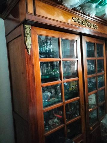 Plusieurs anciens meubles vitres biseautées état parfait, Antiquités & Art, Enlèvement