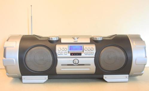 JVC Powered Boomblaster / Radio, CD, Cassette, MP3, Audio, Tv en Foto, Cd-spelers, Zo goed als nieuw, JVC, Draagbaar, Met radio