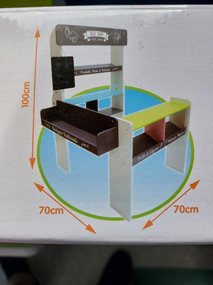 Marchande en bois et/ou accessoires / prix modifié, Enfants & Bébés, Jouets | Jouer aux cuisines, Comme neuf, Jouer à la cuisine
