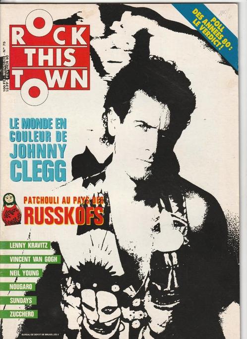 Magazine musical : Rock This Town (BE/FR) - x 3 - 1990, Collections, Musique, Artistes & Célébrités, Comme neuf, Livre, Revue ou Article