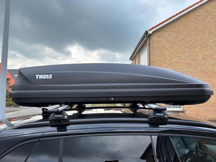 Dakkoffer Thule Pacific L + dragers + bevestigingskit, Auto diversen, Dakkoffers, Zo goed als nieuw, Ophalen