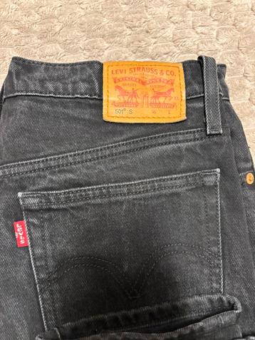 Levi's 501 S jeans, vervaagd zwart, maat W29 beschikbaar voor biedingen