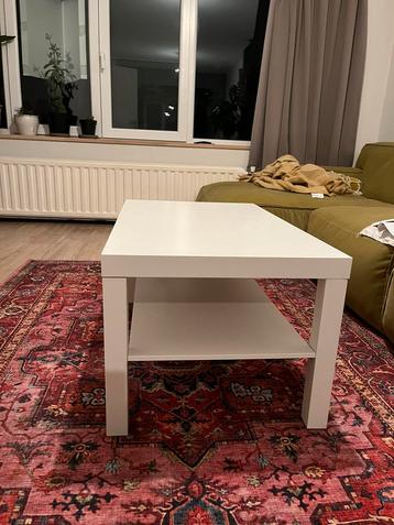 Witte salontafel 90x55cm beschikbaar voor biedingen
