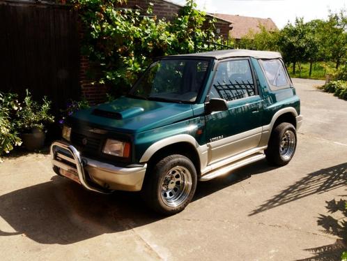 suzuki vitara, Auto's, Suzuki, Particulier, Vitara, Diesel, Cabriolet, 2 deurs, Handgeschakeld, Groen, Grijs, Stof, Vierwielaandrijving