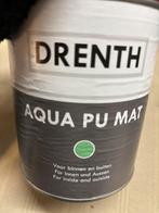 Drenth watergedragen donkergrijze lak 1liter, Ophalen of Verzenden, Nieuw, Materiaal