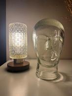 Vintage glazen hoofd mannequin, Antiek en Kunst, Ophalen