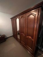 Vol houten rustieke slaapkamer, Huis en Inrichting, Slaapkamer | Complete slaapkamers, Ophalen, Gebruikt, Tweepersoons