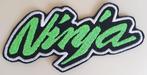 Kawasaki Ninja strijkplaatje patch - Groen - 103 x 47 mm, Motoren, Nieuw