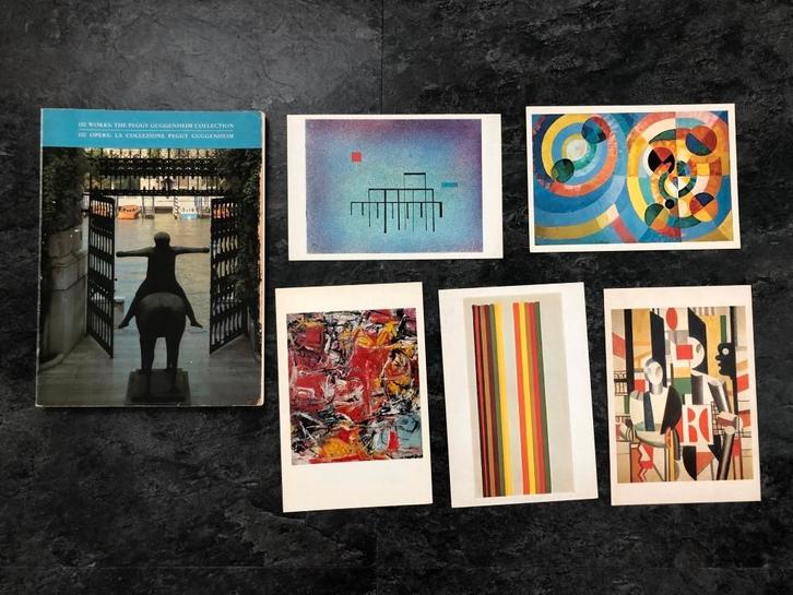 Guggenheim Collection : boek en 5 postkaarten, Boeken, Kunst en Cultuur | Beeldend, Ophalen of Verzenden