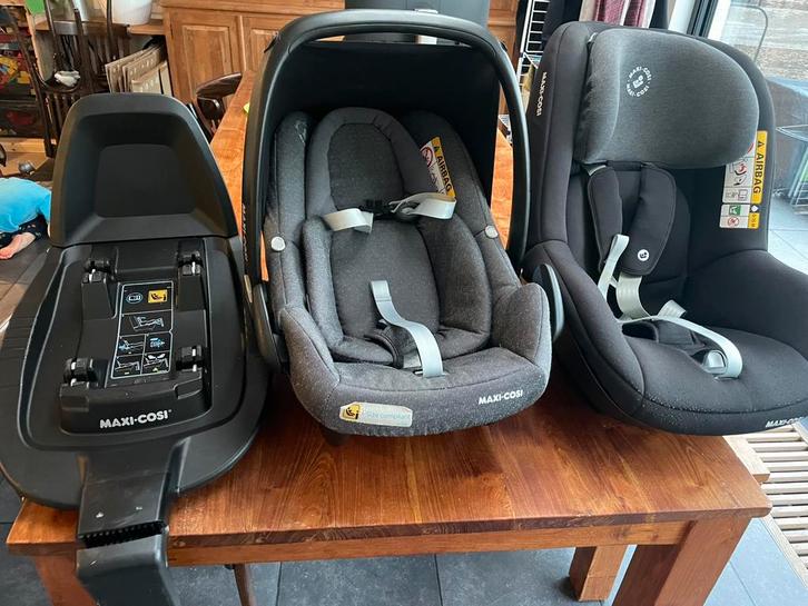Maxi cosi baby(rock) & kinderstoel (pearl smart) incl isofix, Kinderen en Baby's, Autostoeltjes, Zo goed als nieuw, Maxi-Cosi