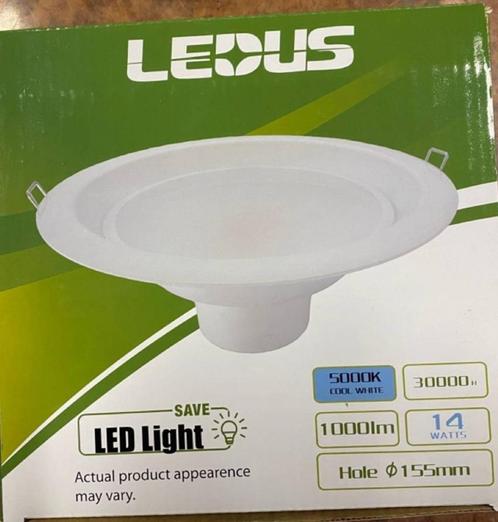 LED inbouwspots – 1000 lumen – KORTING bij grote afname!, Huis en Inrichting, Lampen | Spots, Nieuw, Plafondspot of Wandspot, Kunststof
