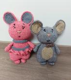 Gehaakte knuffels - muis, Kinderen en Baby's, Speelgoed | Knuffels en Pluche, Ophalen, Gebruikt, Overige typen