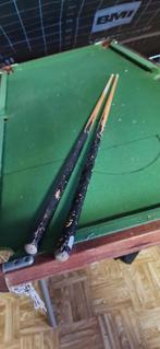 Tafel biljart met 2 stokken ,en ook poten ., Sports & Fitness, Billards & Billards américains, Enlèvement