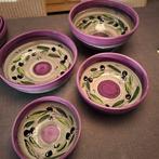 handgemaakt servies met olijfdesign van Zuid-Frankrijk, Huis en Inrichting, Keuken | Servies, Ophalen, Keramiek, Nieuw, Schaal of Schalen