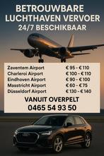 Betrouwbaar luchthavenvervoer vanuit Overpelt 7/24 Actief!, Ophalen of Verzenden