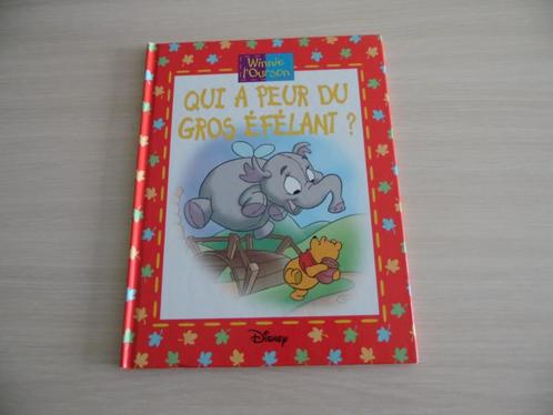 WINNIE L'OURSON    QUI A PEUR DU GROS ÉFÉLANT  ?, Boeken, Kinderboeken | Kleuters, Zo goed als nieuw, Fictie algemeen, 4 jaar