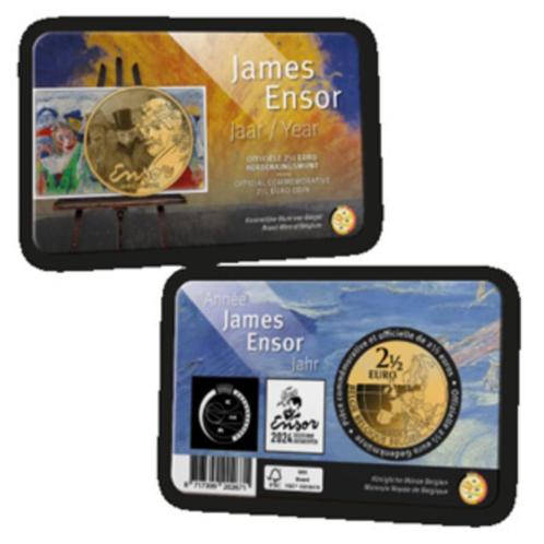 Belgie 2,50 € coincard 2024, Timbres & Monnaies, Monnaies | Europe | Monnaies euro, Monnaie en vrac, Autres valeurs, Belgique