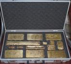 Koffer Vol Goud ! 14 Goudbaren. Goudbaar Incl. Koffer, Postzegels en Munten, Goud, Ophalen of Verzenden