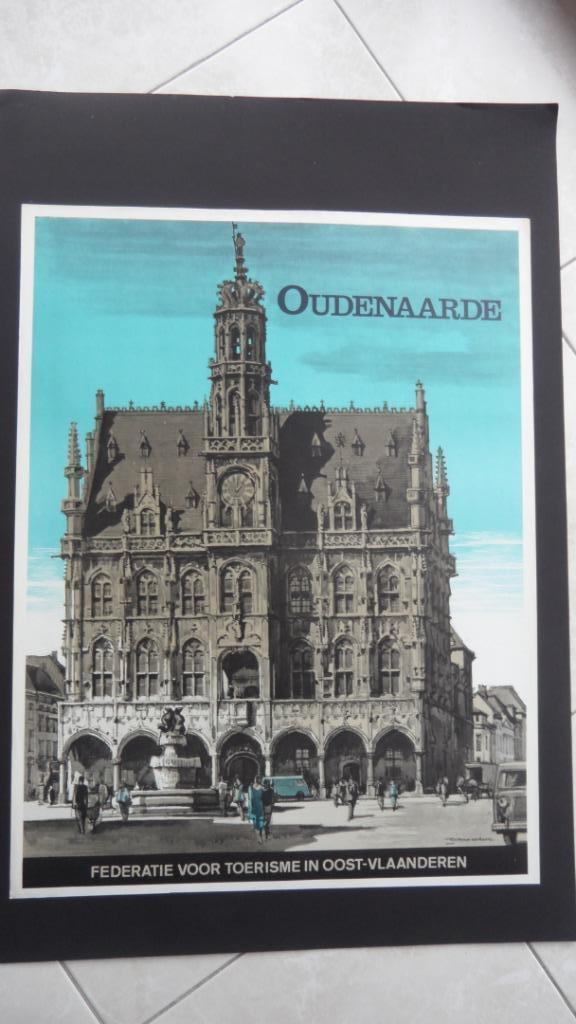 Affiche voor Oudenaarde, Antiek en Kunst, Curiosa en Brocante, Ophalen of Verzenden