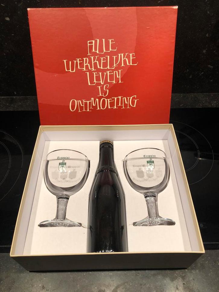 WESTVLETEREN abdij sint sixtus 2010 box, Verzamelen, Biermerken, Gebruikt, Overige typen, Overige merken, Ophalen of Verzenden