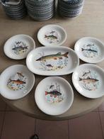 Service à poisson complet pour 6 personnes + 1 plat allongé., Huis en Inrichting, Keuken | Servies, Nieuw, Bord(en), Overige stijlen