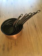 Set de 6 poêlons en cuivre, Antiquités & Art, Enlèvement, Cuivre