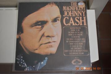 LP : Johnny Cash - The Magnificent (Country), Cd's en Dvd's, Ophalen of Verzenden, Gebruikt