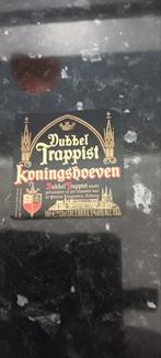 Bieretiket koniningshoeven dubbel trappist, Collections, Marques de bière, Comme neuf, Enlèvement ou Envoi