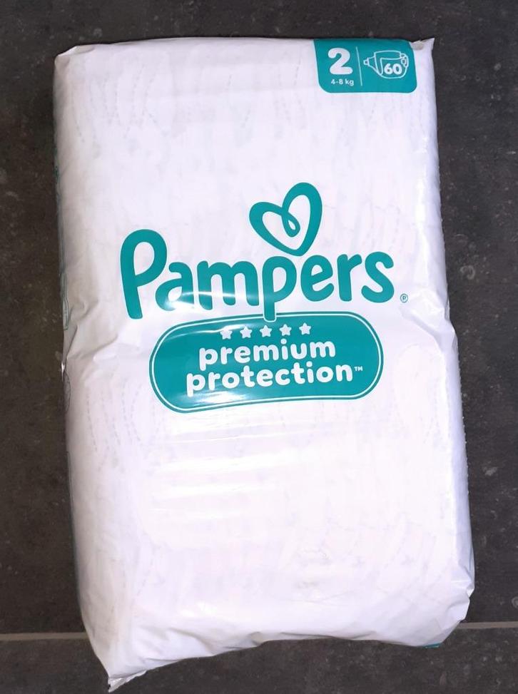 Baby Pampers premium protection maat 2 60 stuks, Kinderen en Baby's, Badjes en Verzorging, Nieuw, Overige typen, Overige merken