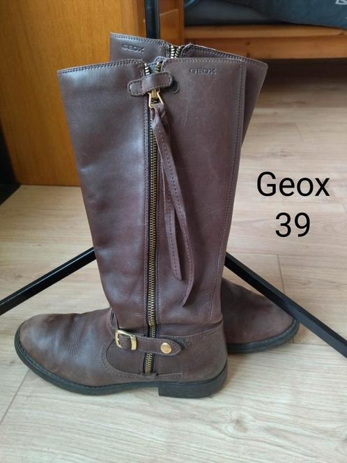 Geox leren laars maat 39, Kleding | Dames, Schoenen, Zo goed als nieuw, Ophalen of Verzenden