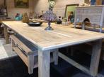 oude massieve zeer prachtige kloostertafel, Huis en Inrichting, Ophalen, Landelijk/tijdloos, 100 tot 150 cm, Teakhout