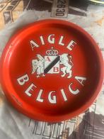 Emaille plateau aigle belgica, Ophalen, Gebruikt, Reclamebord