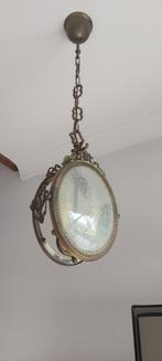Lampe Belge Luster, Antiek/Vintage, Gebruikt, Ophalen, Glas