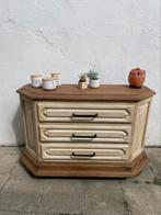 Ladekast met landelijke make-over!, Huis en Inrichting, Kasten | Ladekasten, Ophalen, 100 tot 150 cm, Zo goed als nieuw, 3 of 4 laden