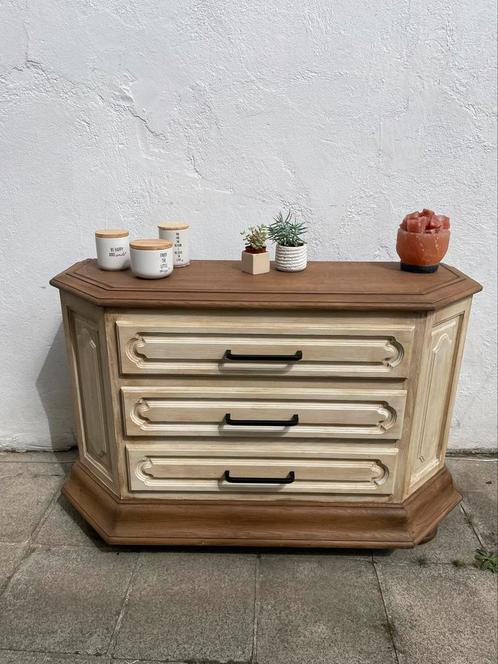 Ladekast met landelijke make-over!, Huis en Inrichting, Kasten | Ladekasten, Zo goed als nieuw, Minder dan 100 cm, 100 tot 150 cm