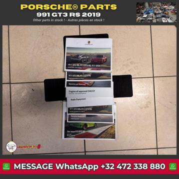 Complete set Porsche 991 GT3 RS (2019) beschikbaar voor biedingen