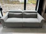 Elektrische 3-zit relax-zetel stof beige, Huis en Inrichting, Zetels | Zetels, 150 tot 200 cm, Rechte bank, Gebruikt, Stof