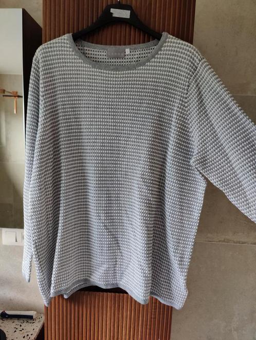 Trui grijs/wit 'CANDA' MAAT XL, Kleding | Dames, Truien en Vesten, Zo goed als nieuw, Maat 46/48 (XL) of groter, Oranje, Ophalen of Verzenden